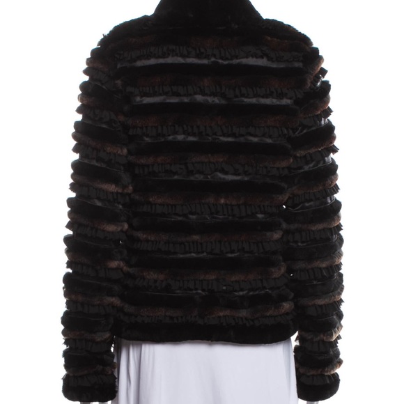 Dino Gaspari ribbons and fur jacket - Picture 3 of 3